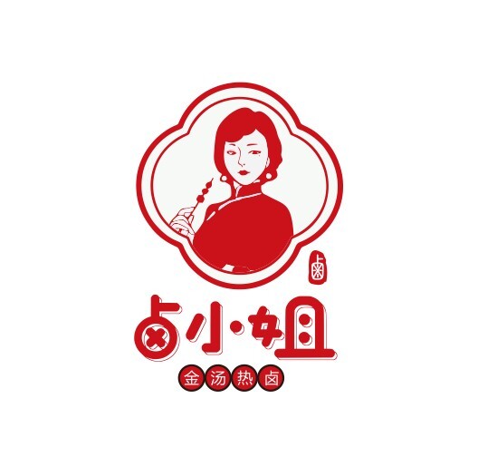 卤小姐的肥肠logo