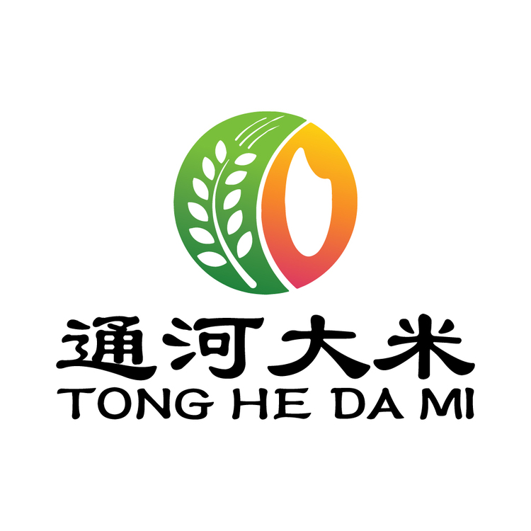 通河大米logo