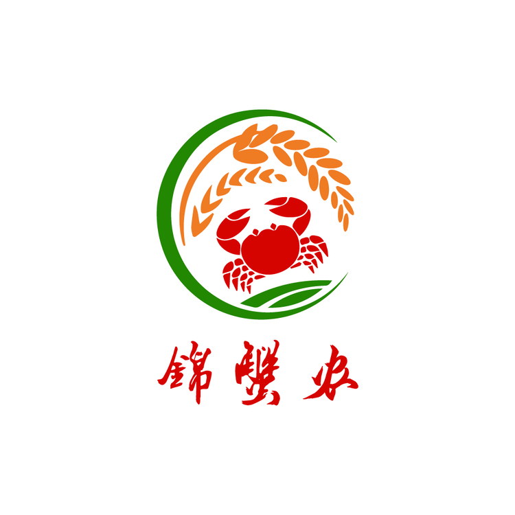 锦蟹农logo