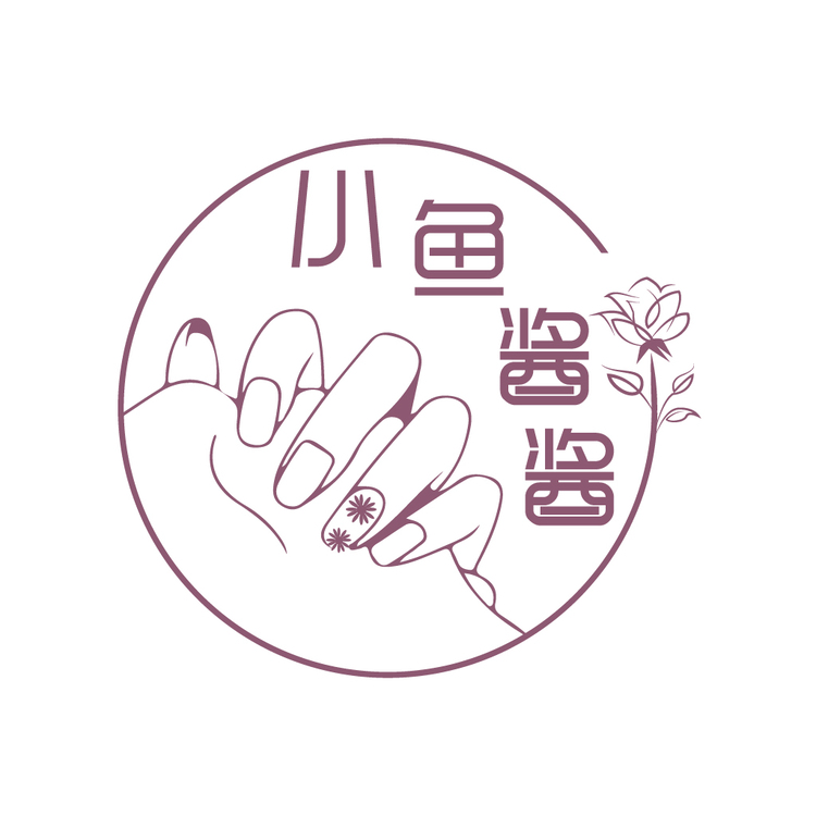 小鱼手作logo